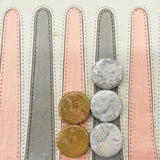 CREAM WITH MARBLE CHECKERS