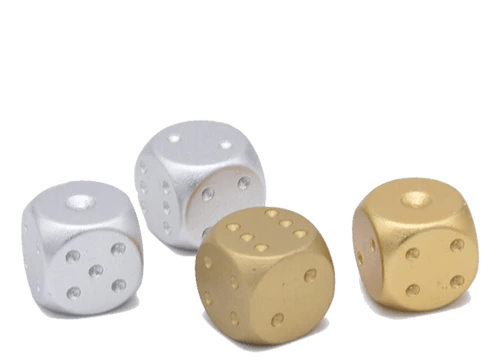 DOLLAR BILL GREEN WITH WOOD BRASS RINGED CHECKERS