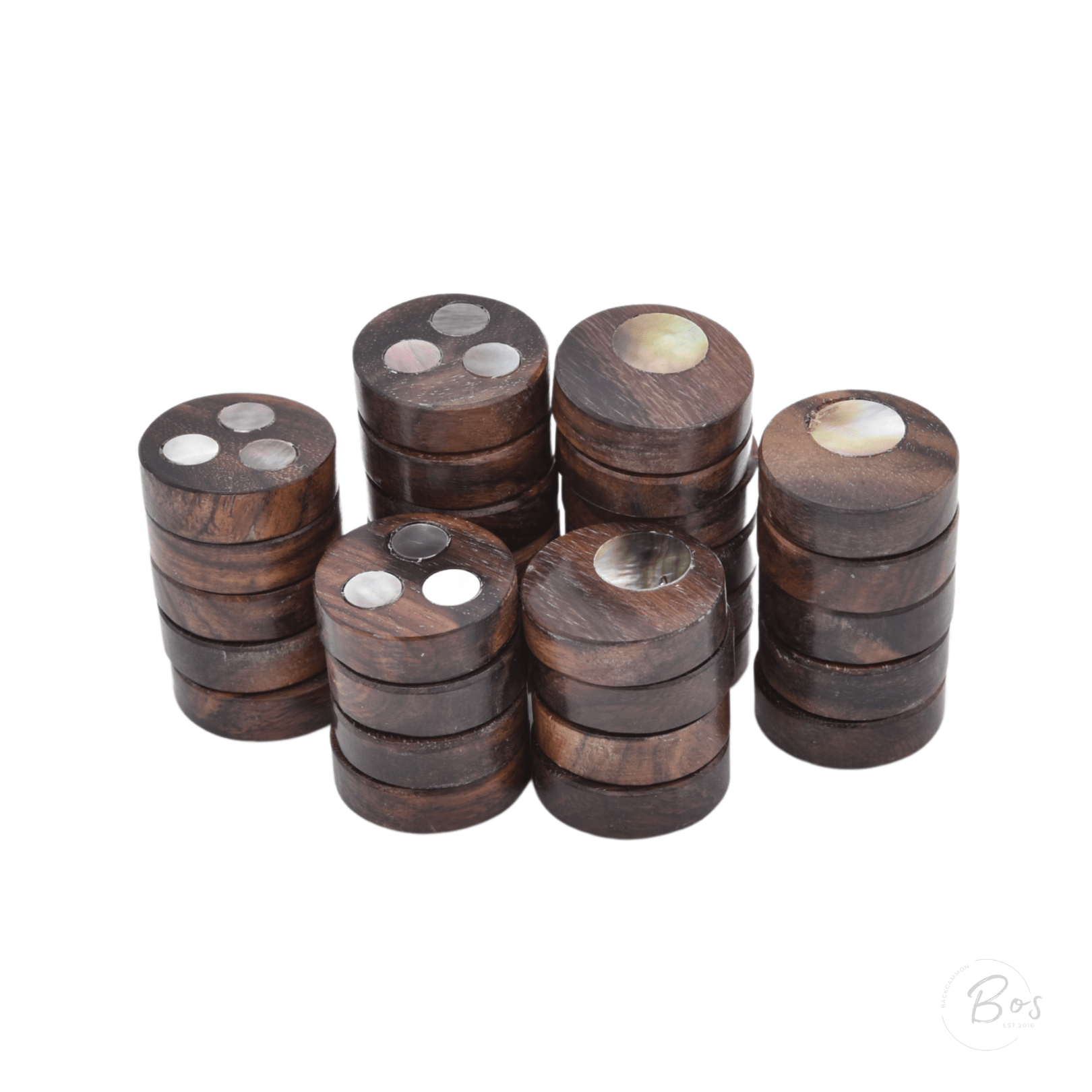 Checkers - Wood Mother of Pearl Inlay