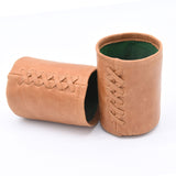 DICE CUPS CAMEL BROWN