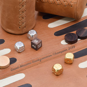 personalise  your backgammon with  Laser engraving