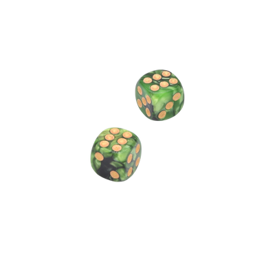 Dice - Forest Green